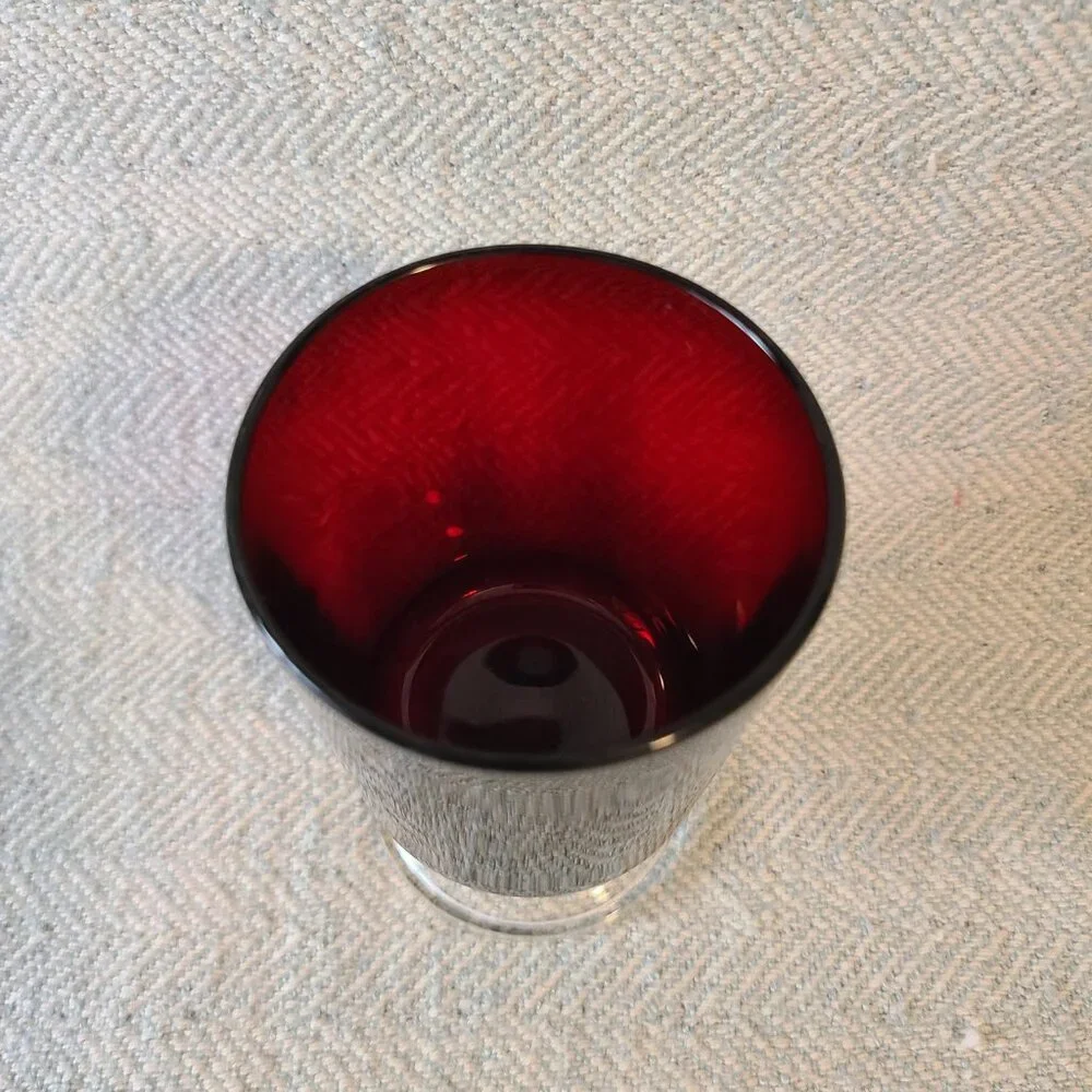 Arcoroc Luminarc French ruby red glass 4